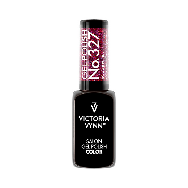 Victoria Vynn Salon Gellak | Disco Fever Collectie | Rouge Funk | 327 | Roze | Glitter | 8 ml