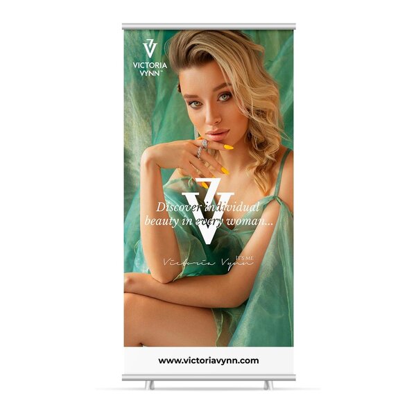 Victoria Vynn | Roll Up Banner | Beauty In Every Woman - Groen | 200 x 100 cm
