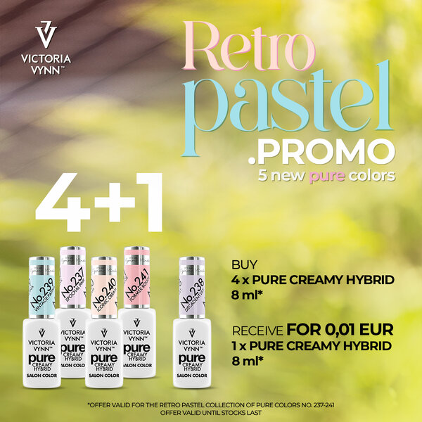 Victoria Vynn Pure RETRO PASTEL Collectie 4+1 GRATIS