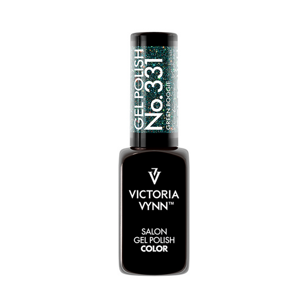 Victoria Vynn Salon Gellak | Disco Fever Collectie | Green Boogie | 331 | Groen | Glitter | 8 ml