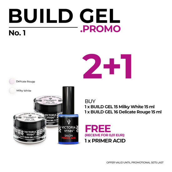 Victoria Vynn Builder Gel Bundel | Milky White 15 & Delicate Pink 16 | Babyboom Collectie | NEW! 15ml + GRATIS Victoria Vynn primer