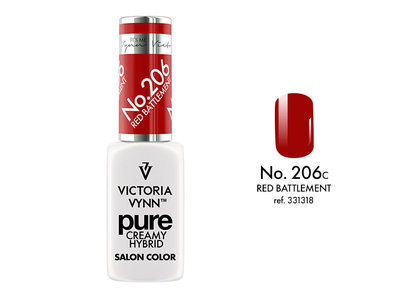 Victoria Vynn | Pure Gellak | 206 Red Battlement | 8 ml. | Rood