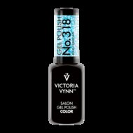 Victoria Vynn Salon Gellak | Summer Together | Blue Curacao | 318 | Pastel Blauw | Witte Flakes | 8 ml